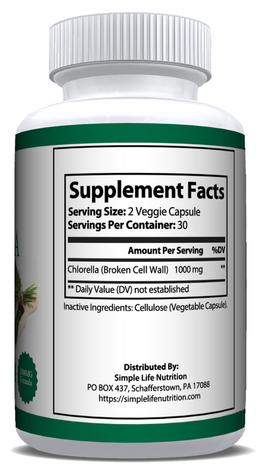 Premium Chlorella Capsules