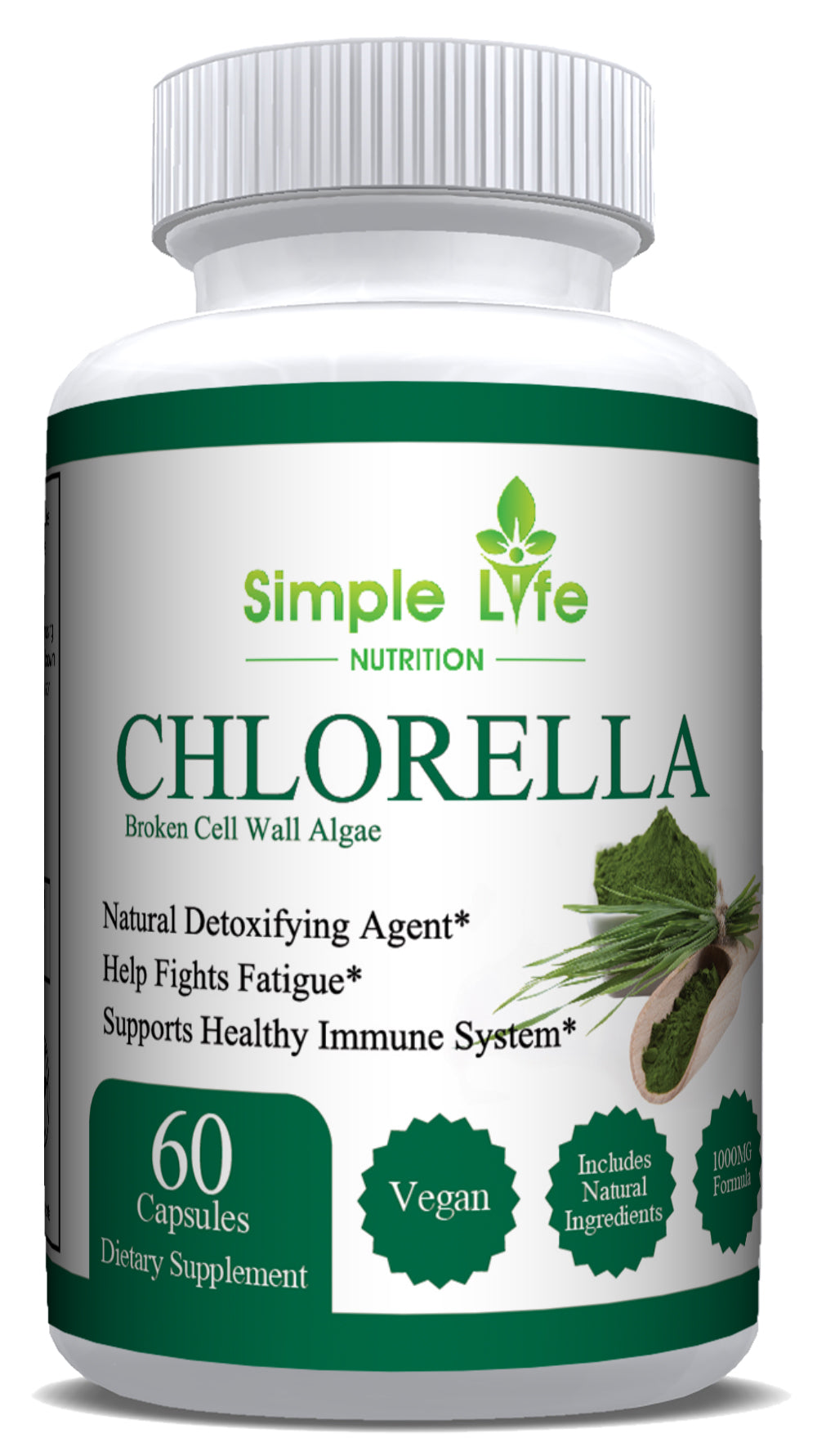 Premium Chlorella Capsules